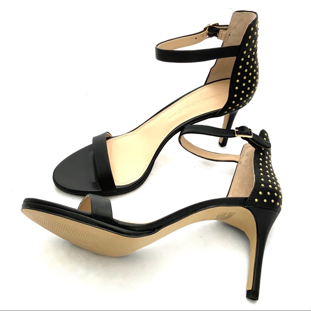 Banana Republic Black Leather Sandals Size 9